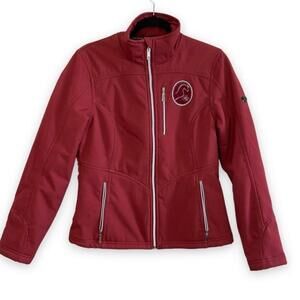 BR - Deep Bergundy Fleece Lined Windproof Jacket Equestrian